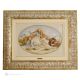 PIETÀ Cuadro en bajorrelieve de porcelana Capodimonte hecho a mano Made in Italy