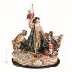 Figura de porcelana CRISTOFORO COLOMBO Capodimonte hecha a mano Made in Italy