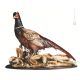 Figura de porcelana FAISÁN Capodimonte, artesanía Made in Italy