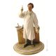 Figura de porcelana Capodimonte hecha a mano DENTISTA Made in Italy
