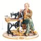 SASTRE Estatua estatuilla Capodimonte porcelana hecha a mano Made in Italy