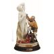 MICHELANGELO Figura de porcelana Capodimonte hecha a mano Made in Italy