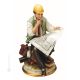 INGENIERO Estatua figura Capodimonte porcelana hecha a mano Made in Italy