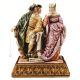 NO HAY ROSA SIN ESPINAS Figura de porcelana Capodimonte hecha a mano Made in Italy