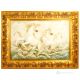 CABALLOS CORRIENDO Cuadro en bajorrelieve Porcelana de Capodimonte Hecho en Italia