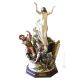 LA RESURRECCIÓN Estatua Capodimonte figura de porcelana hecha a mano en Italia