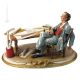 ARQUITECTO Figura de porcelana Capodimonte hecha a mano Made in Italy