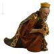 EL REY MÁGICO BALTHASARRE Estatuilla de figura de porcelana Capodimonte hecha a mano en Italia