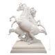 CABALLOS Figura de porcelana Capodimonte, artesanía Made in Italy