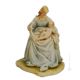 Estatua VIRGEN MARÍA CON EL NIÑO JESÚS Porcelana de Capodimonte hecha a mano en Italia