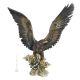 Figura de porcelana ÁGUILA Capodimonte, artesanía Made in Italy