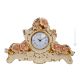 RELOJ DE MESA Cerámica artística estilo barroco con detalle en oro de 24k Made in Italy