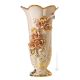 JARRÓN de cerámica artística estilo barroco con detalle en oro de 24k Made in Italy