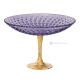 Cuenco ASTRA, centro de mesa con detalle de pan de oro, cristal de calidad superior pintado a mano.