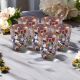 Juego de 6 copas de licor de cristal soplado con murrine hechas en Murano Venecia