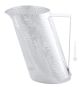 JARRA DE AGUA INCLINADA Jarra Decantador Agua de Vino Chapado en Plata Especial Martillado a Mano Hecho en Italia