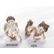 CHERUBINI ADA Y MIGNON 2 Ángeles Capodimonte románticas y preciosas estatuillas de muñecos.