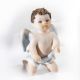 MIGNON Ángel romántico de Capodimonte, estatuilla de porcelana símbolo de la paz.