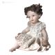CHICCA - Estatuilla de Capodimonte, puro arte italiano en porcelana fina.