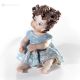 CRISTINA - Estatuilla de Capodimonte, pura elegancia en porcelana artesanal.