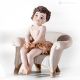 COSETTE - Estatuilla de Capodimonte, bailarina romántica, elegancia en porcelana.