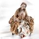 DAMA - Estatuilla de porcelana de Capodimonte, dama elegante y refinada.