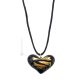 COLLAR CORAZÓN DE ORO MILLEFIORI bisutería artística collares collares cristal de Murano pan de oro de 18k hecho a mano auténtico Made in Italy