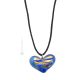 COLLAR CORAZÓN DE ORO MILLEFIORI bisutería artística collares collares cristal de Murano pan de oro de 18k hecho a mano auténtico Made in Italy