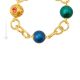 COLLAR FIORATO ORO bisutería artística collares collares cuentas de cristal de Murano con oro de 18k auténtico hecho a mano Made in Italy