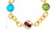 FUNNY COLLAR bisutería artística collares de perlas de cristal de Murano con oro de 18k hecho a mano auténtico Made in Italy