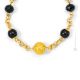 COLLAR BANDA DE ORO bisutería artística collares collares cuentas de cristal de Murano con oro de 18k hecho a mano auténtico Made in Italy