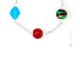 COLLAR AURORA bisutería artística collares de perlas de cristal de Murano con plata 925 auténtica hecha a mano Made in Italy