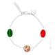 PULSERA ISABEL bisutería artística auténtica pulsera de perlas de cristal de Murano hecha a mano Made in Italy