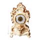 RELOJ DE MESA Cerámica artística estilo barroco con detalle en oro de 24k Made in Italy