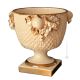 CUP Centro de mesa artístico de cerámica estilo barroco, decoración color oro 24k con cristales Swarovski