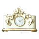 RELOJ DE MESA Cerámica artística estilo barroco con detalle en oro de 24k Hecho en Italia
