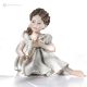 GAIA - Capodimonte, refinada figura de arte en porcelana inigualable.