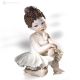 GISELLE - Capodimonte, estatuilla bailarina, puro arte en porcelana fina.