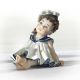 RADA - Capodimonte, fina estatuilla de porcelana, una obra maestra atemporal.