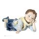 Figura de porcelana INVIERNO Capodimonte, romanticismo y belleza de las estaciones.