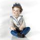 JACK Capodimonte, estatuilla de arte, porcelana infantil de rara belleza y elegancia.