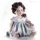 LEONORA - Capodimonte, estatuilla única de porcelana de arte refinado.