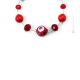 COLLAR MILLEFIORI bisutería artística collares collares cuentas de cristal de Murano con murrine hecho a mano auténtico Made in Italy