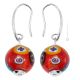 PENDIENTES MILLEFIORI bisutería artística cuentas de cristal de Murano con murrine hecho a mano auténtico Made in Italy