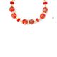 EMILY COLLAR bisutería artística collares collares cuentas de cristal de Murano con aventurina hecho a mano auténtico Made in Italy