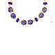 EMILY COLLAR bisutería artística collares collares cuentas de cristal de Murano con aventurina hecho a mano auténtico Made in Italy
