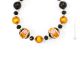 COLLAR DE FLORES bisutería artística collares collares cuentas de cristal de Murano con oro de 18k hecho a mano auténtico Made in Italy