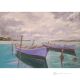 MARINA Pintura acrílica moderna sobre lienzo Made in Italy 
