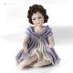 MARINELLA - Capodimonte, figura única en refinada y valiosa porcelana.
