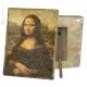 Adorno LA GIOCONDA en mármol amarillo Made in Italy